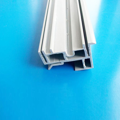 High gloss exterior PVC Extrusion Profiles White Black Or Other Color Options customized size