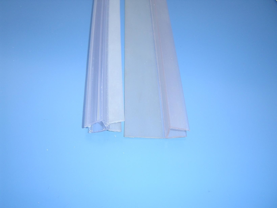 Pvc Profiles Shower Room Water Retaining Strip Customized Plastic Profiles soft pVC strip